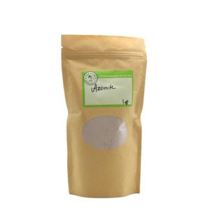 quart sized package of Azomite for soil amending
